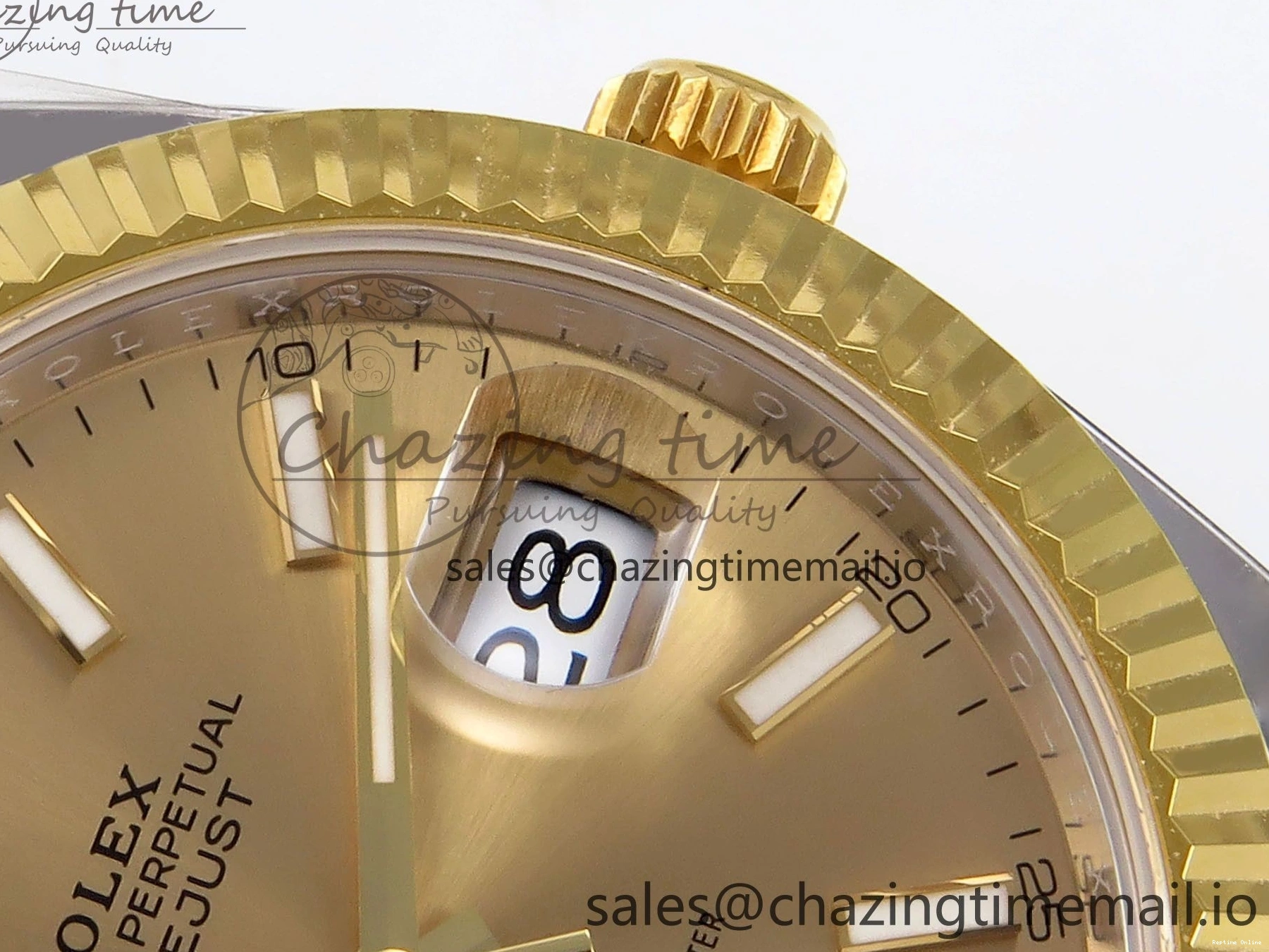 0110 Breathable DateJust 41 SS YG ARF 1:1 Best Edition 904L Steel YG Stick Dial on Oyster Bracelet SH 1260